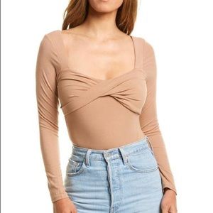 ASTR the label Twist Front Bodysuit